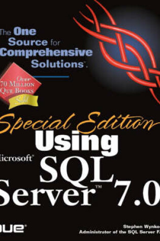 Cover of Using Microsoft SQL Server 7 Special Edition