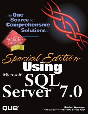 Cover of Using Microsoft SQL Server 7 Special Edition