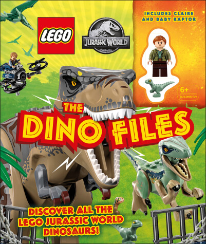 Book cover for LEGO Jurassic World The Dino Files