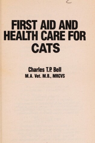 Cover of First Aid/Heal Cats