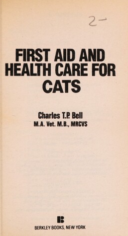 Book cover for First Aid/Heal Cats