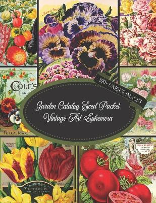 Cover of Garden Catalog Seed Packet Vintage Art Ephemera