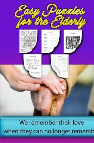 Cover of Easy Puzzles For The Elderly