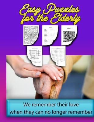 Book cover for Easy Puzzles For The Elderly