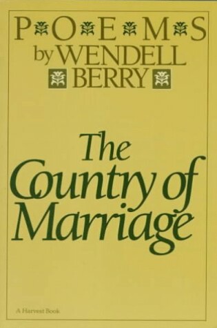 Cover of The Country of Marriage