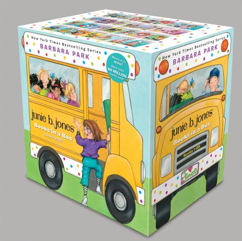Book cover for Junie B. Jones Books in a Bus 28-Book Boxed Set
