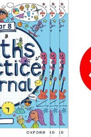 Cover of White Rose Maths Practice Journals Year 8 Workbooks: Pack of 30