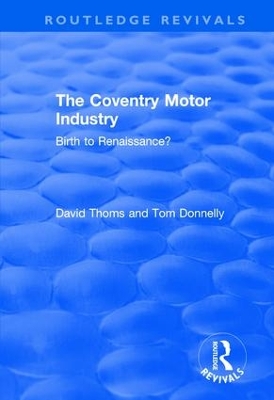 Book cover for The Coventry Motor Industry