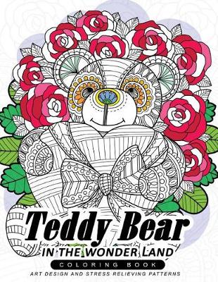 Book cover for Teddy Bear in the wonder Land coloring book