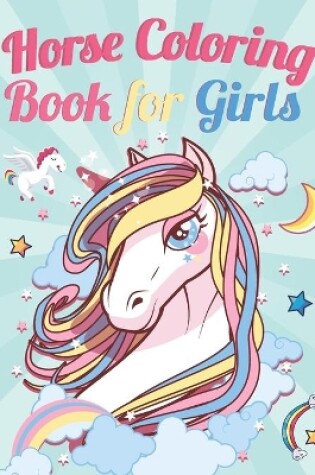 Cover of Horse Coloring book For Girls