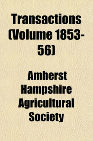 Cover of Transactions (Volume 1853-56)