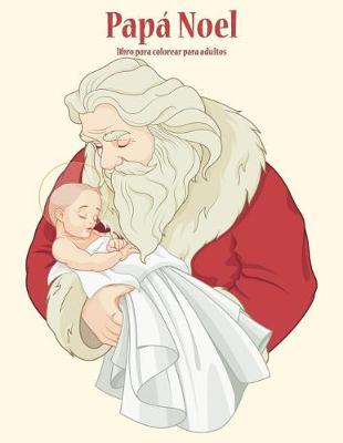 Cover of Papá Noel libro para colorear para adultos 1