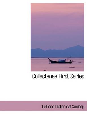 Book cover for Collectanea First Series