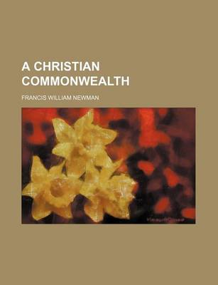 Book cover for A Christian Commonwealth