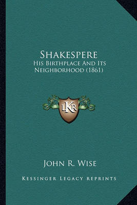 Book cover for Shakespere Shakespere