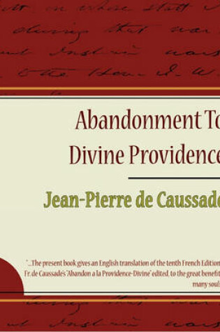 Cover of Abandonment to Divine Providence - Jean-Pierre de Caussade