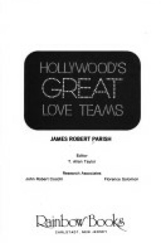 Cover of Hollywood's Great Love Teams