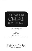 Book cover for Hollywood's Great Love Teams