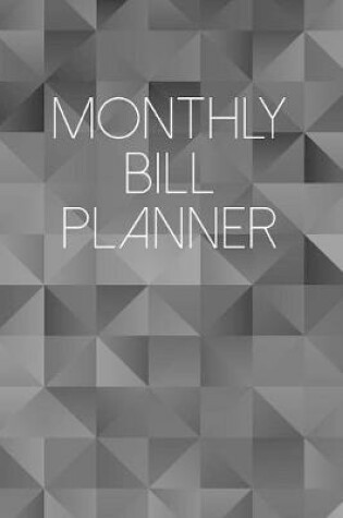 Cover of Monthly Bill Planner