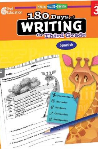 Cover of 180 Days of Writing for Third Grade (Spanish)