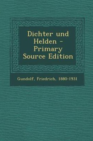 Cover of Dichter Und Helden