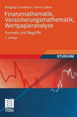 Cover of Finanzmathematik, Versicherungsmathematik, Wertpapieranalyse