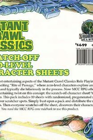 Cover of MCC RPG 0-Level Scratch Off Character Sheets