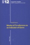 Book cover for Modes of Co-Reference as an Indicator of Genre