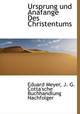 Book cover for Ursprung Und Anafange Des Christentums