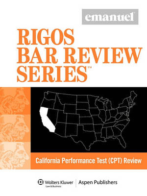 Book cover for California Performance Test (CPT) Review