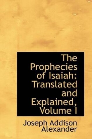 Cover of The Prophecies of Isaiah