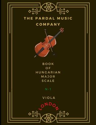 Book cover for Book of the Hungarian Major Scale N-1 Viola