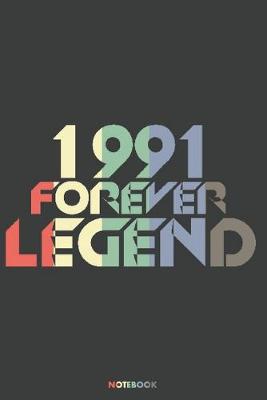 Book cover for 1991 Forever Legend Notebook