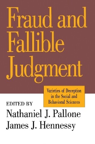 Cover of Fraud and Fallible Judgement