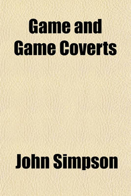 Book cover for Game and Game Coverts