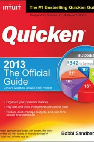 Cover of Quicken 2013 The Official Guide