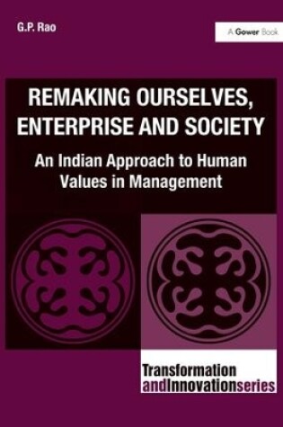 Cover of Remaking Ourselves, Enterprise and Society