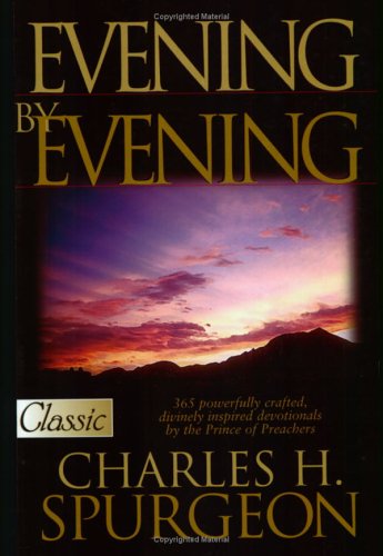 Book cover for Evening by Evening