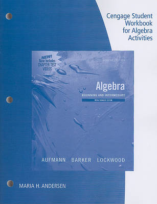 Book cover for Student Workbook for Algebra: Beginning and Intermediate, Multimedia Edition, 2nd