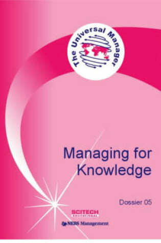 Cover of Managing for Knowledge