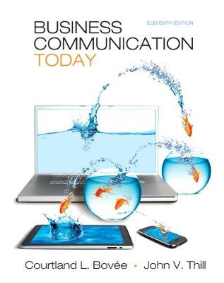 Book cover for Business Communication Today (Subscription)