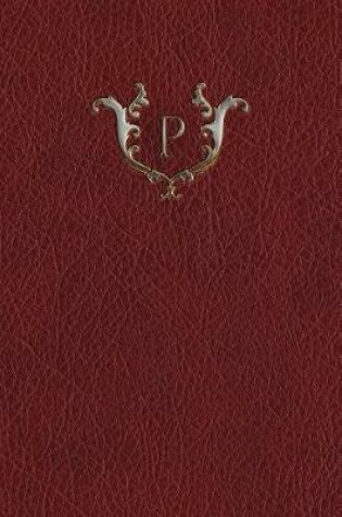 Cover of Monogram "p" Grid Notebook