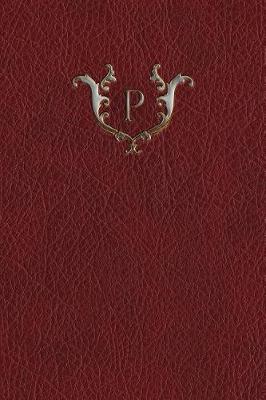 Book cover for Monogram "p" Grid Notebook
