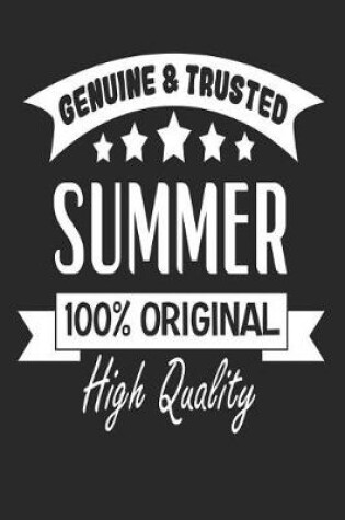 Cover of Genuine & Trusted Summer 100% Original High Quality