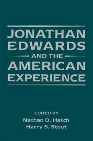 Cover of Jonathan Edwards and the American Experience
