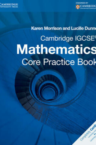 Cover of Cambridge IGCSE Core Mathematics Practice Book