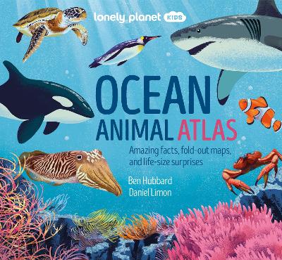 Book cover for Lonely Planet Kids Ocean Animal Atlas