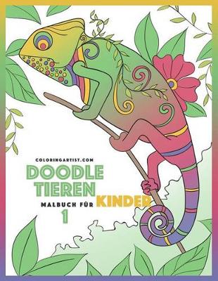 Book cover for Doodle Tieren Malbuch f�r Kinder 1