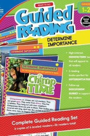Cover of Ready to Go Guided Reading: Determine Importance, Grades 1 - 2