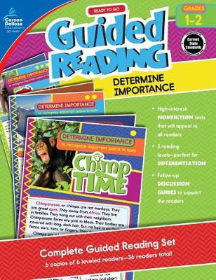 Book cover for Ready to Go Guided Reading: Determine Importance, Grades 1 - 2